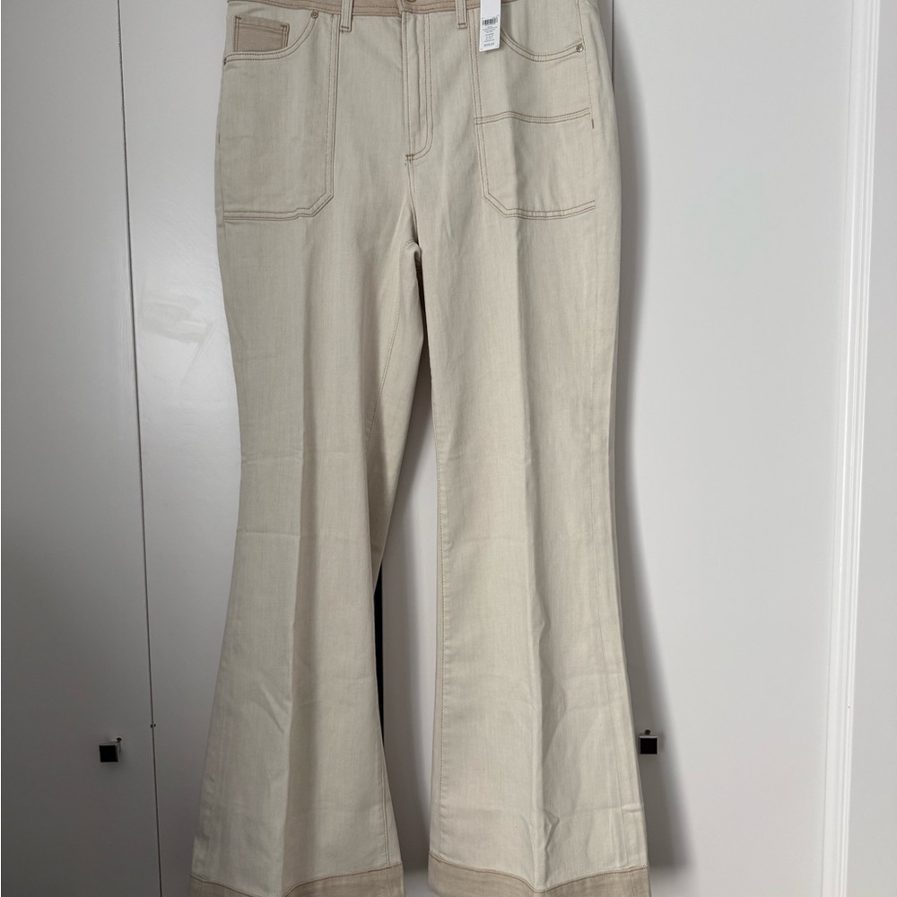 Chico's Cream Flare Women's Jeans